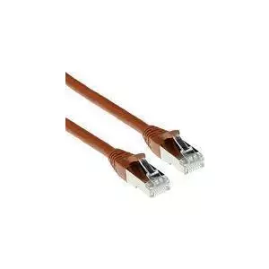 SFTP CAT6A патч-кабель ACT коричневый 1.50 метра с разъемами RJ45 FB2251