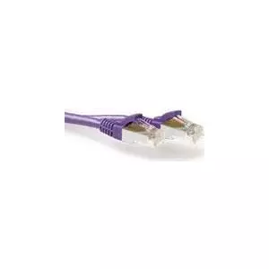 ACT Purple 20.00 метра SFTP CAT6A патч-кабель без зацепов с RJ45 разъемами