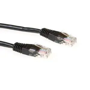 Patch Cable ACT Black 5 meter U/UTP CAT5E with RJ45 Connectors