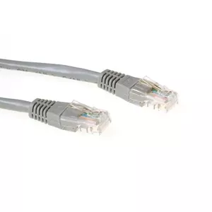 U/UTP CAT5E patch cable ACT IB6001 1 meter grey