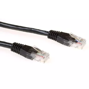 Networking Cable ACT IB8952 Black 0.25 m Cat6 U/UTP