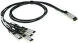 Кабель оптоволоконный Skylane Optics DAPSSM0310G0228 3 м SFP+ на 4x SFP+ прямой черный