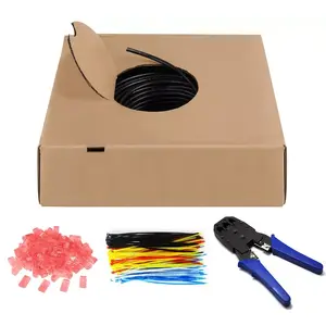 Networking Cable Goobay 55441 Cat6 U/UTP Black 305m