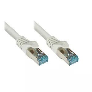 Networking Cable Alcasa 8064-H005 RJ-45 Cat6a 0.5m Grey