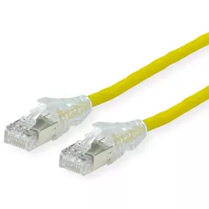 Dätwyler Cables 21.05.0502 networking cable Yellow 0.5 m Cat6a S/FTP (S-STP)