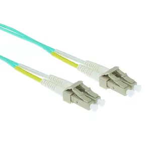 Fiber Patch Cable ACT 22 meter LSZH Multimode 50/125 OM3 Duplex LC