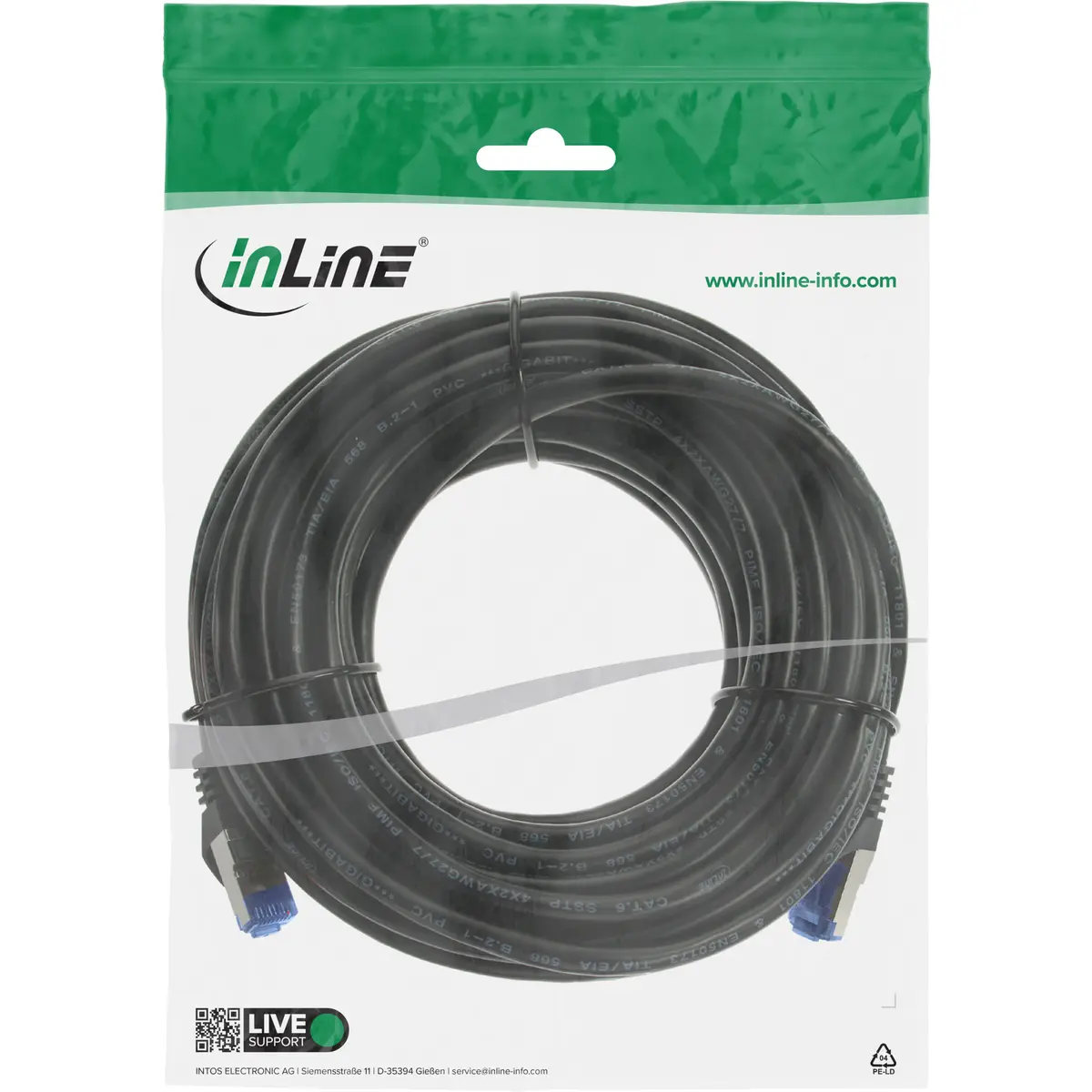 Уличный кабель InLine Cat.6A S/FTP 30м Photo 4