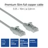 Pārejas kabelis ACT Grey 0.5m LSZH U/UTP CAT6 Photo 2