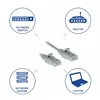 Pārejas kabelis ACT Grey 0.5m LSZH U/UTP CAT6 Photo 6