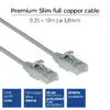 Pārejas kabelis ACT Grey 1.5m LSZH U/UTP CAT6 Photo 2