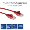 Патч-кабель ACT Red 0.5м LSZH U/UTP CAT6 Photo 2