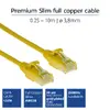 Pārejas kabelis ACT Yellow 0.5m LSZH U/UTP CAT6 Photo 2