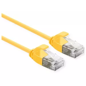 Networking cable ROLINE 21.15.3921 RJ-45 Cat6a 0.3 m Yellow