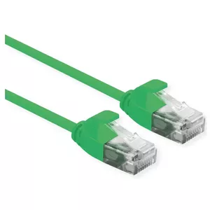 Networking Cable ROLINE 21.15.3931 Green 0.3m Cat6a U/UTP