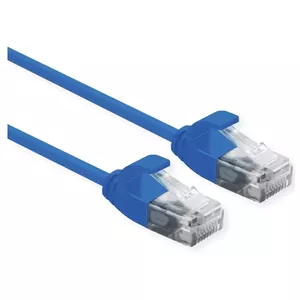 Networking Cable ROLINE 21.15.3941 RJ-45 Cat6a 0.3m Blue