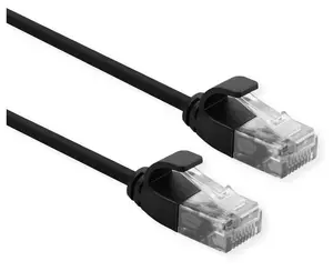 Networking cable ROLINE 21.15.3954 RJ-45 Cat6a 1.5 m Black