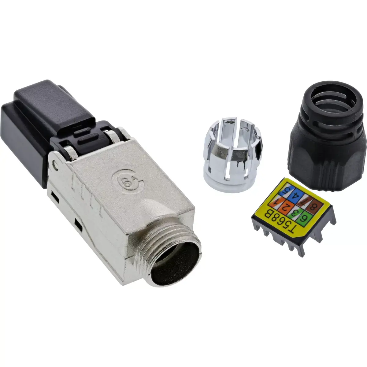 InLine RJ45 spraudnis Cat.6A 76204B Photo 3