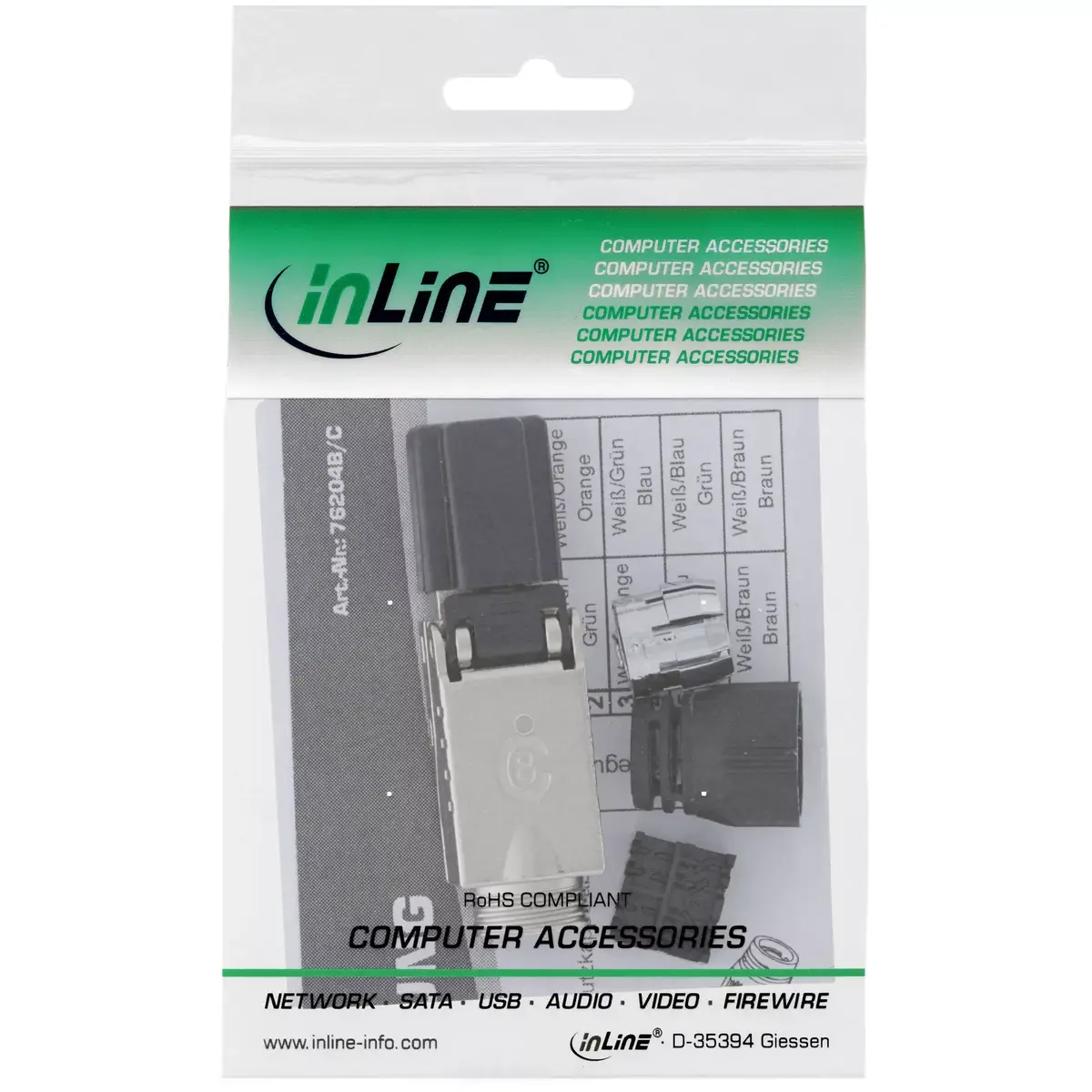 RJ45 разъем InLine Cat.8.1 2000MHz Photo 5