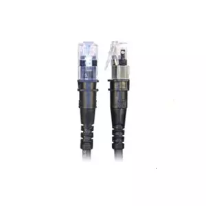 Tīkla kabelis PatchSee TP-6A-U/3 melns 0.9m