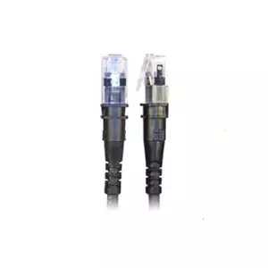 Сетевой кабель PatchSee TP-6A-F/2 черный 0.6 м