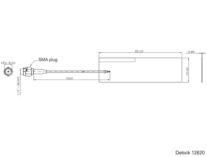 Antena DeLOCK 12620 Photo 3
