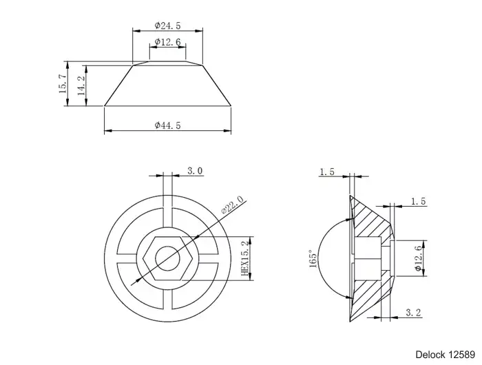 Antenas pamatne DeLOCK 12589 Photo 3