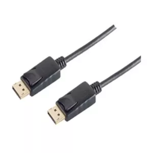 DisplayPort kabelis ShiverPeaks BS10-50045 3 m Melns