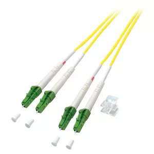 EFB Elektronik O0381.0,5 optisko šķiedru kabelis 0,5 m 2x LC OS2 Dzeltens