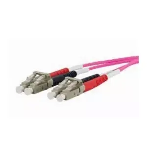 Fibre optic cable METZ CONNECT 151S1JOJO10E 1 m 2x LC Pink