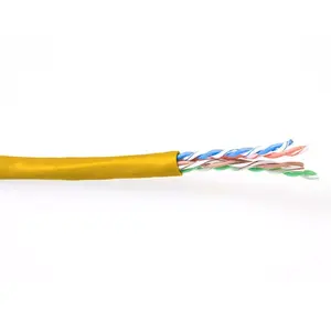 Патч-кабель ACT CAT6 U/UTP многожильный желтый 100 м