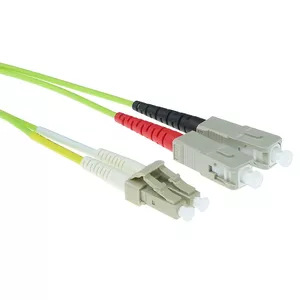 Fiber Patch Cable Duplex ACT 2 meter LSZH Multimode 50/125 OM5