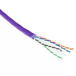 Сетевой кабель ACT XS6113 305м Cat6a U/UTP Фиолетовый