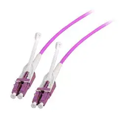 EFB Elektronik DJP-LCLCOM4-UNI-7,5 OM4 Fibre Optic Patch Cable, LC-LC, 7.5 m, Violet