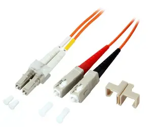 Fibre optic cable EFB Elektronik O0320.30 30 m LC SC Orange