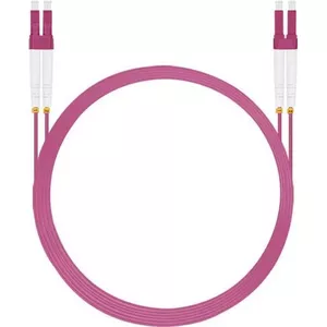 Patch cable helos LC Multi-Mode 1.5 m — duplex fiber optic cable, LC connectors