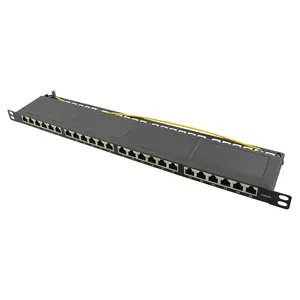 LogiLink NP0063 24-Port Cat6a Patch Panel 0.5U