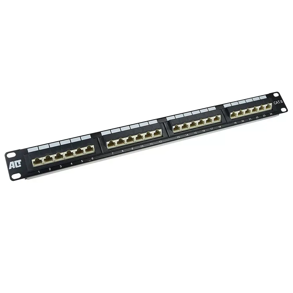 Patch Panel 24-ports unshielded 45° CAT6 ACT Photo 3