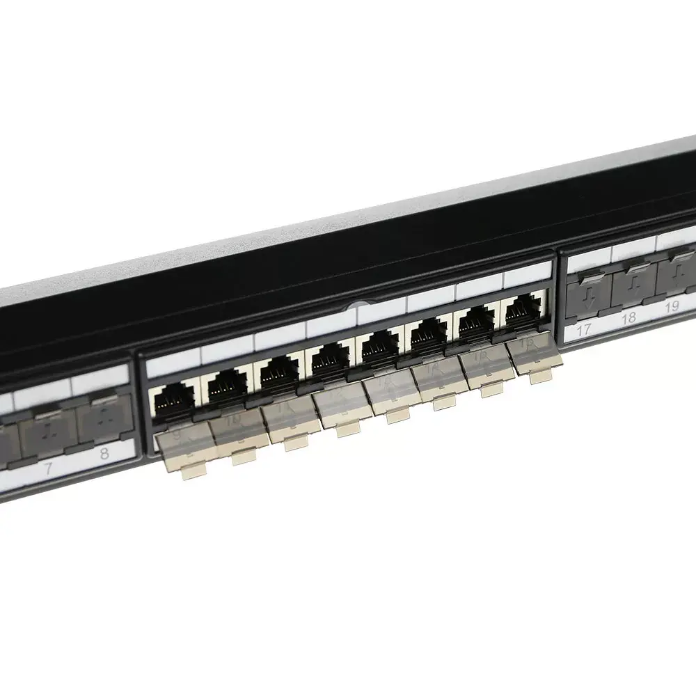 Pārejas paneļa 24-porti ekrānēts CAT6A ACT Photo 3