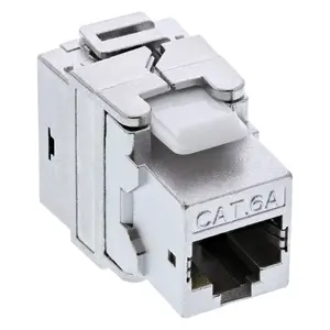 Keystone Jack InLine Premium RJ45 Cat.6a with Dust Cover 76202D