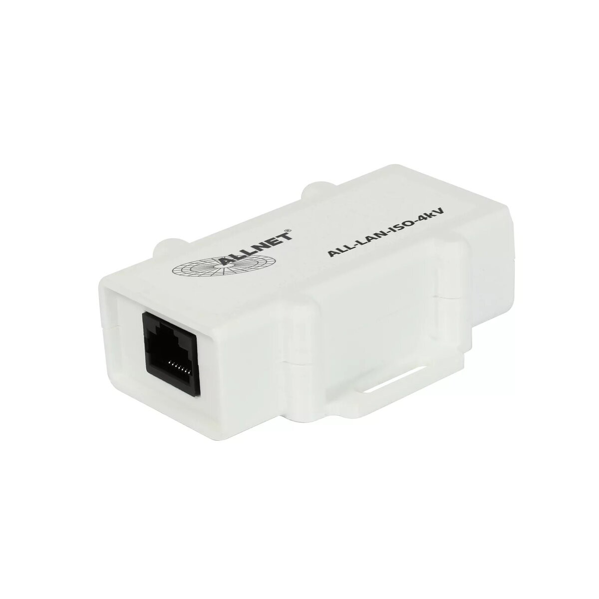 AC kontaktligzda ALLNET 168085 Balta, ALL-LAN-ISO-4KV