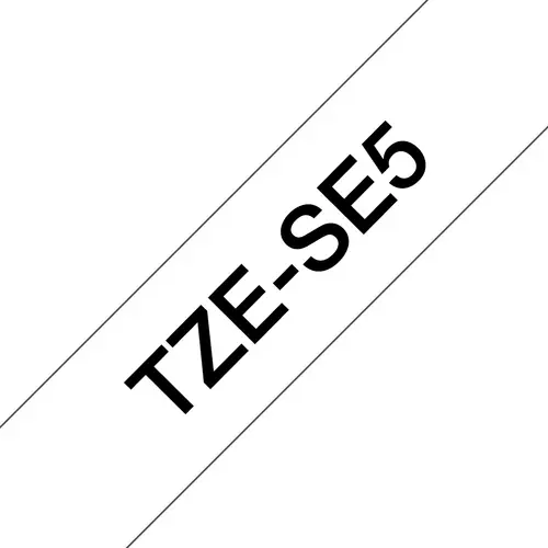 Marķēšanas lente Brother TZE-SE5 Melns uz