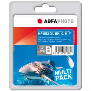 Toner AgfaPhoto Ink APHP953SETXL 6000 pages Black Cyan Magenta Yellow