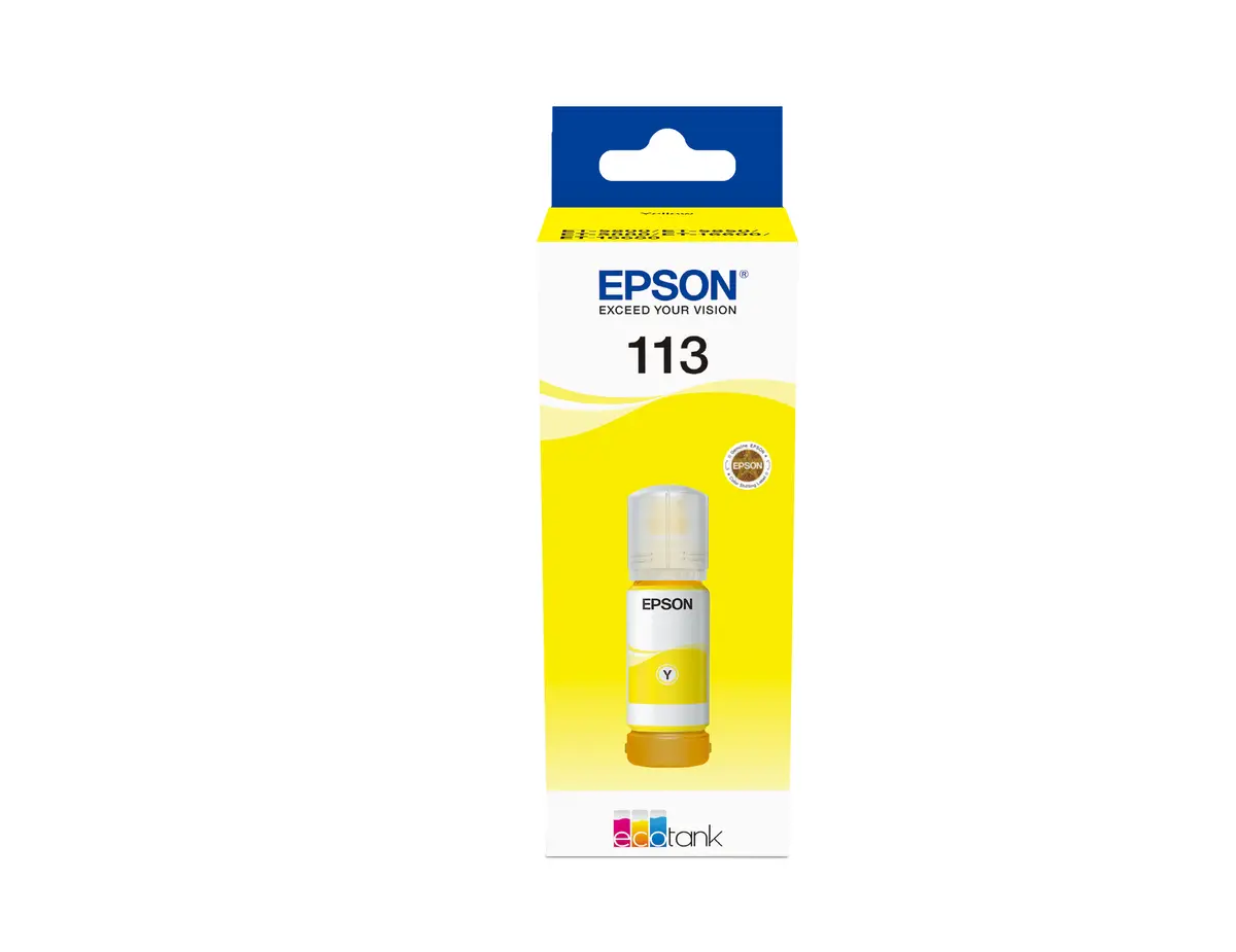 Epson 113 EcoTank oriģinālā pigmenta dzeltenā
