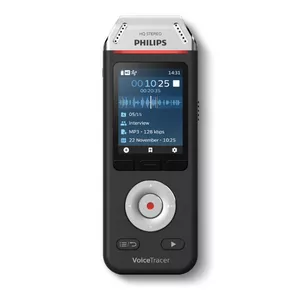 Philips Voice Tracer DVT2110/00 диктофон Флэш-карта Черный, Хромовый