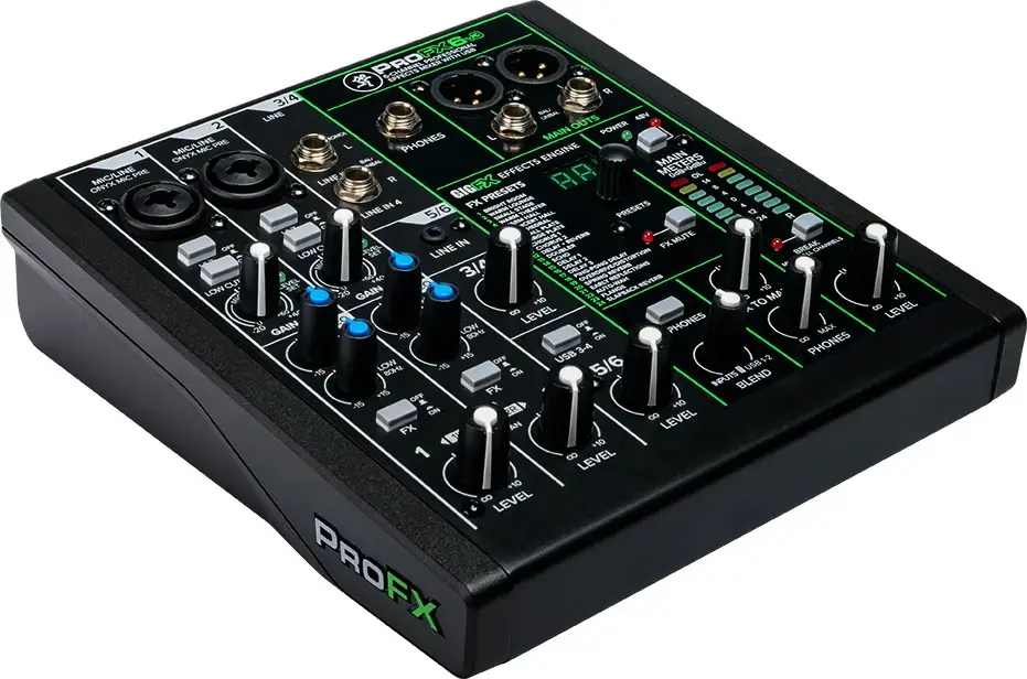 Mackie ProFX6v3 микшер 6 каналов Photo 2