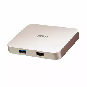 USB-C to USB 2.0 Interface Hub ATEN UH3235 — Type-C input, multiple USB-A ports, silver