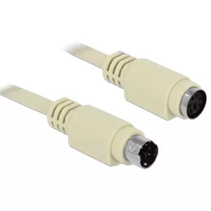 PS/2 Cable DeLOCK 85805 1.8m 6-p Mini-DIN Beige