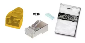 Разъем RJ-45 ShiverPeaks BS72057-Y-10 Желтый