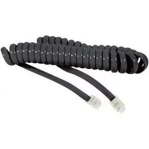 Telephone cable Dacomex 936650 2 m Black