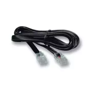 telephone cable EFB Elektronik K2402SW.1 1 m Black